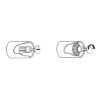 Shank brush/paint brush - CENTFBRSH-PWRDRL-STAINLESS-D20