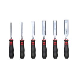 Bevelled-edge chisel set - FRMCHIS-SET-2K-6PCS