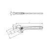 Adjustable open-end wrench - OPNENDWRNCH-ADJ-(WS0-53)
