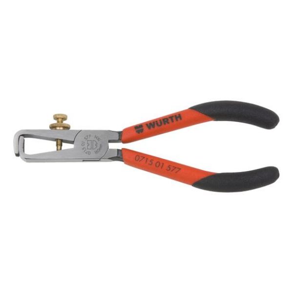 Stripping pliers - WRESTR-ADJ-BLACK/RED-L160MM