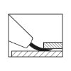 Bi-metal blade - BLDE-KNFE-TRAPEZE-BIMETAL-61MM