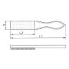File brush - FILEBRSH-B40MM