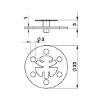 W-RO 25 round plate W-RO 25 - AY-STEELWASHER-(DIGA CS1)-25MM
