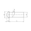 Button-head rivet - RIV-DIN660-A2-4X12