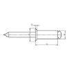 Blind rivet, 120&deg; countersunk head - RIV-CS-A2/A2-(8,0-11,0)-4,8X16,0