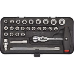 1/4 inch socket wrench assortment - SKTWRNCH-SET-1/4IN-BALLHEAD-27PCS