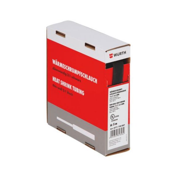 Thin-walled heat-shrink hose - HSHRHOSE-BOX-BLACK-(4,8-2,4MM)