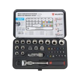 Pass-through ratchet assortment - PSHTHRGSKTWRNCH-SET-MULTI-36PCS