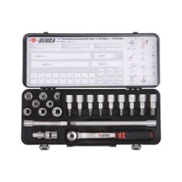 1/2 inch socket wrench assortment - SKTWRNCH-SET-1/2IN-TX-21PCS