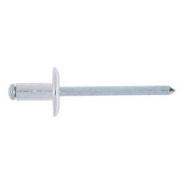 Blind rivet with large round pan head - RIV-MHD-ALU/ST-(-/A2K)-(6-8)-5X12