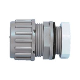 Screwed connection for insulated corrugated pipe - AY-(TUBE-FITT)-CND-PLA-GREY-PG11-NW13