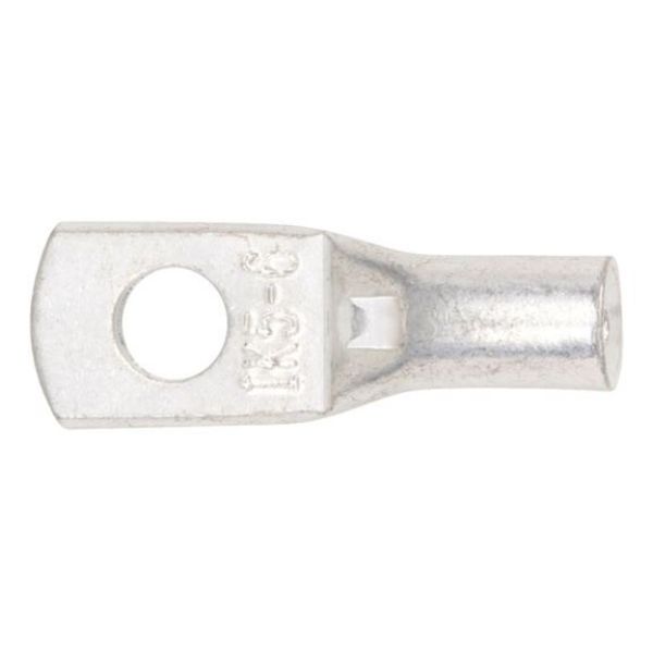 Pipe cable lug with inspection hole - PIPCBLLUG-INSPHO-CU-(J2N)-M5-6,0SMM