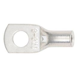 Pipe cable lug with inspection hole - PIPCBLLUG-INSPHO-CU-(J2N)-M6-6,0SMM