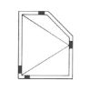 Glazing block - GLZNGPCKR-WO.SLPPROT-36X2