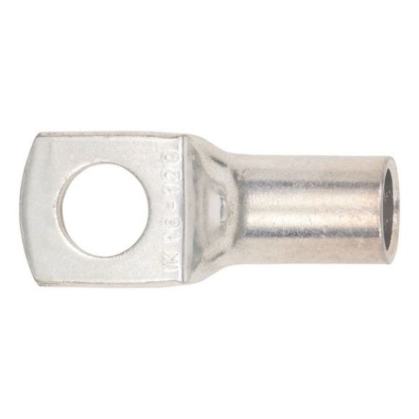 Pipe cable lug with inspection hole - PIPCBLLUG-INSPHO-CU-(J2N)-M16-120,0SMM