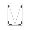 Glazing block - GLZNGPCKR-WO.SLPPROT-36X3