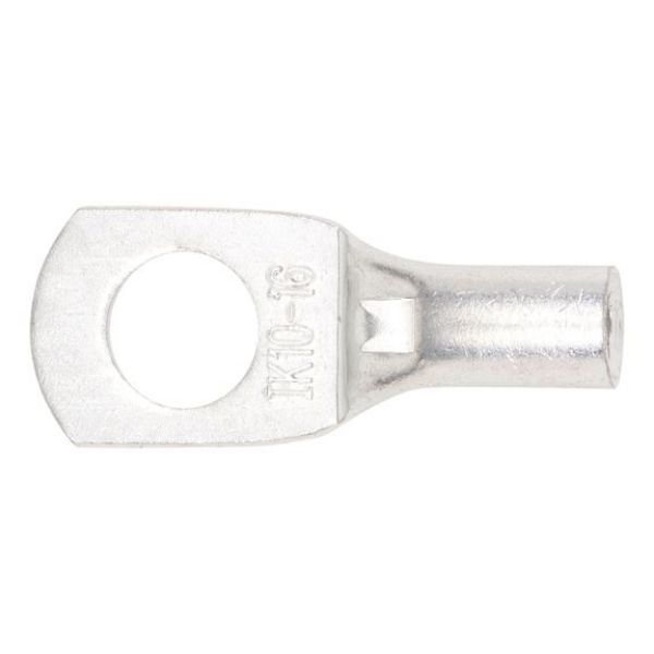 Pipe cable lug with inspection hole - PIPCBLLUG-INSPHO-CU-(J2N)-M10-16,0SMM