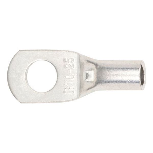 Pipe cable lug with inspection hole - PIPCBLLUG-INSPHO-CU-(J2N)-M10-25,0SMM