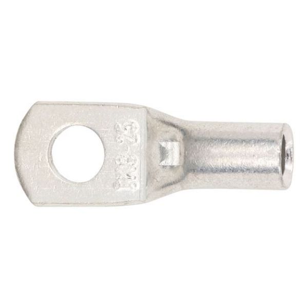Pipe cable lug with inspection hole - PIPCBLLUG-INSPHO-CU-(J2N)-M8-25,0SMM