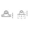 Turn-lock fastener - SEAL-TURN-BRS-(E2J)-17X11MM