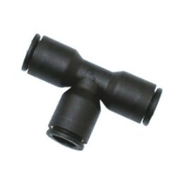 Plastic T-connector - QCKPLGCON-(T-CON)-PLA-D8MM