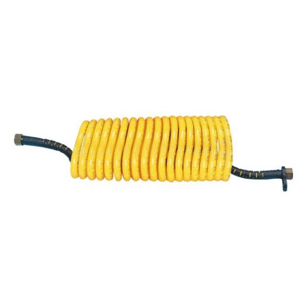Air spiral line, universal - SPRLAIRLNE-UNI-PA-YELLOW/BLACK-4,5M