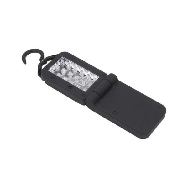Work lamp,  mini - TRCH-HINGED-MAGNET-18LED-3XAA