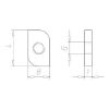 VARIFIX&lt;SUP&gt;&reg; &lt;/SUP&gt;channel nut - C2C - NUT-M12-PRFL41-35X20X6MM