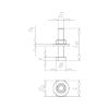 VARIFIX&lt;SUP&gt;&reg;&lt;/SUP&gt; hammer head fastener Standardfix - C2C - HAMHDFXNG-COMPLETE-PRFL41-M8X40