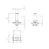 VARIFIX&lt;SUP&gt;&reg; &lt;/SUP&gt;quick fastener Systemfix - C2C - QCKFXNG-SYSTEMFIX-PRFL26/28-M8X60MM