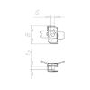 VARIFIX&lt;SUP&gt;&reg; &lt;/SUP&gt;wing nut, profile 41 - C2C - QCKFXNG-NUT-WING-PRFL41-M10