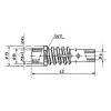 Gas nozzle holder - HLDR-GASNOZ-MB15