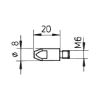 Contact tip MB 25 AK - TIP-CNTCT-MB25-0,8MM
