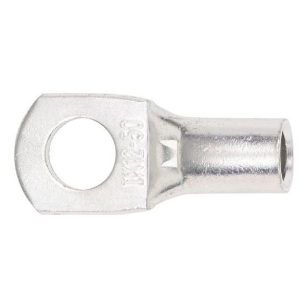 Pipe cable lug with inspection hole - PIPCBLLUG-INSPHO-CU-(J2N)-M12-50,0SMM