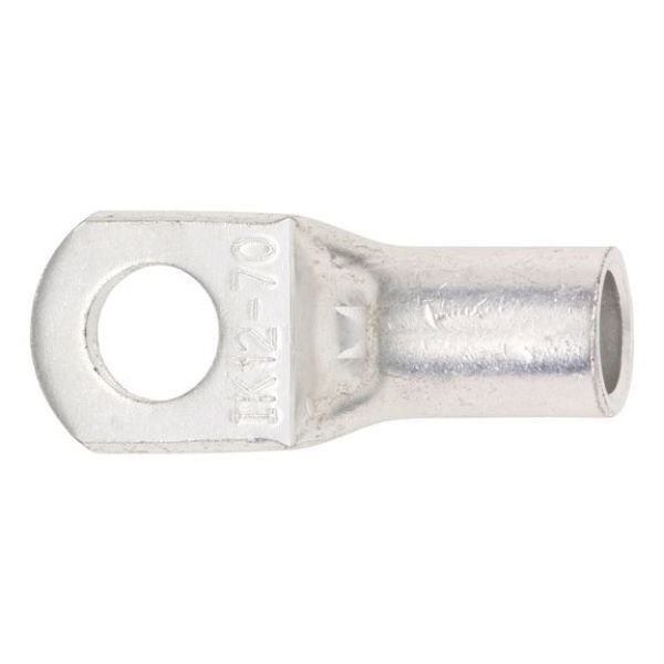 Pipe cable lug with inspection hole - PIPCBLLUG-INSPHO-CU-(J2N)-M12-70,0SMM