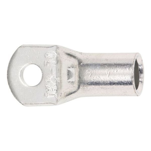 Pipe cable lug with inspection hole - PIPCBLLUG-INSPHO-CU-(J2N)-M8-70,0SMM