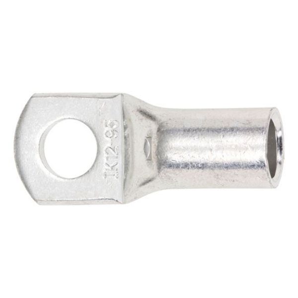 Pipe cable lug with inspection hole - PIPCBLLUG-INSPHO-CU-(J2N)-M12-95,0SMM
