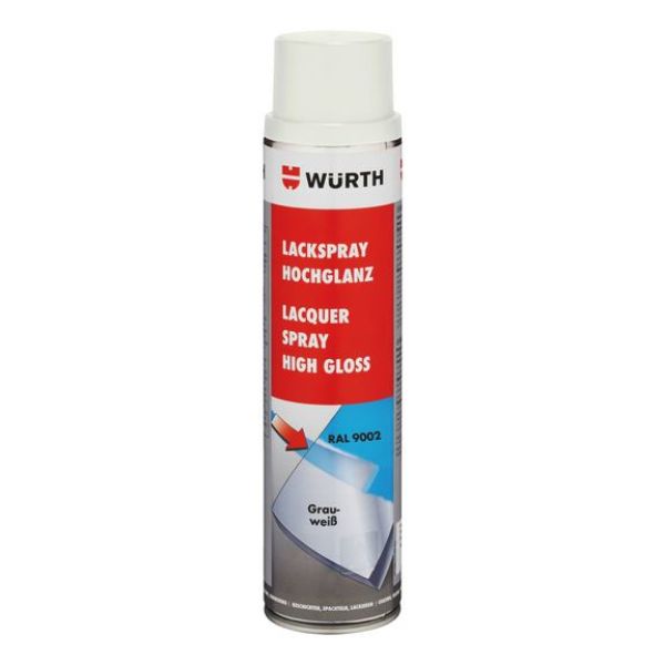 Paint spray, high gloss - PNTSPR-R9002-GREYWHITE-600ML