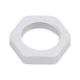 Counter nut, polyamide - NUT-HEX-POLYAMIDE-WS27-M20X1,5