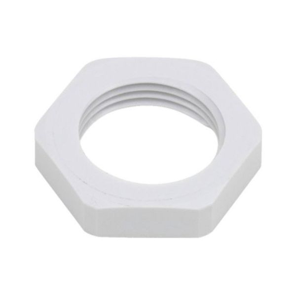Counter nut, polyamide - NUT-HEX-POLYAMIDE-WS27-M20X1,5