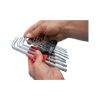 Allen key set, hexagon socket - ALLENKEY-SORT-BALLHD-(1,5-10)-9PCS