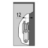 Universal folding support 14 - FLPHOLD-UNIVERSAL-14MM