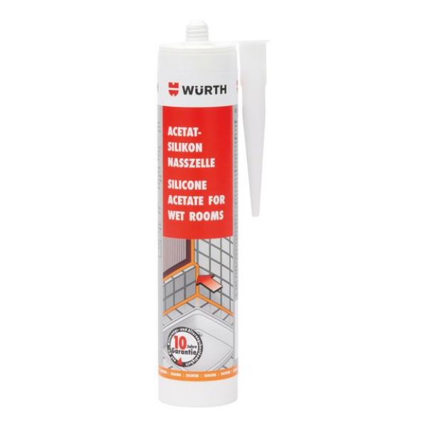 Silicone acetate bathroom unit - SILSEAL-ACE-WETROOM-CONCRETEGREY-310ML