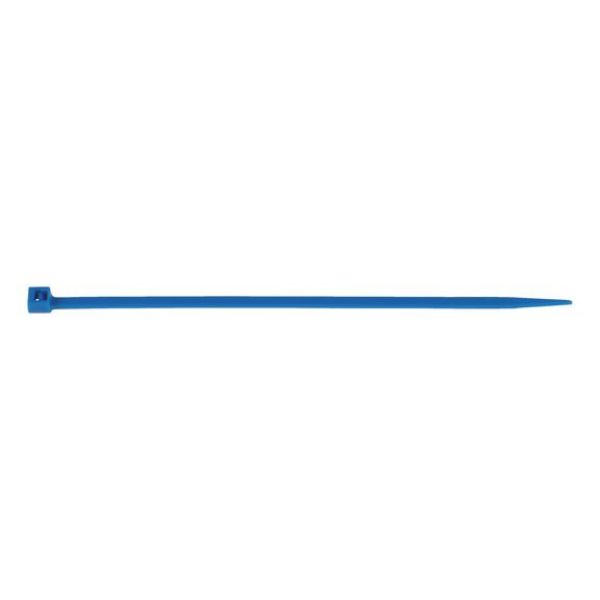 Coloured cable tie with plastic tongue closure - CBLTIE-PLA-PLALATCH-BLAU-3,5X200MM
