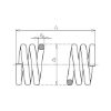 Compression spring - COMPSPG-DIN2095-0,8/ED8/IT14/HO42