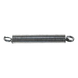 Tension spring with double eyes - TENSSPG-DIN2097-(ZN)-1X9X100