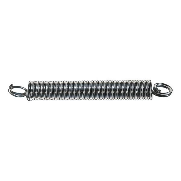 Tension spring with double eyes - TENSSPG-DIN2097-(ZN)-1X11X130