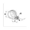 Pipe and fastening clamp Multifix - PIPCLMP-RSGU-DIN3016-EPDM-BLACK-W15-D15