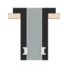 Rivet nut, round pan head - NUT-RIV-NPREN-(0,4-4,9)-9,6X14,1-M5