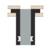 Rivet nut, round pan head - NUT-RIV-NPREN-(0,4-4,9)-9,6X14,1-M5